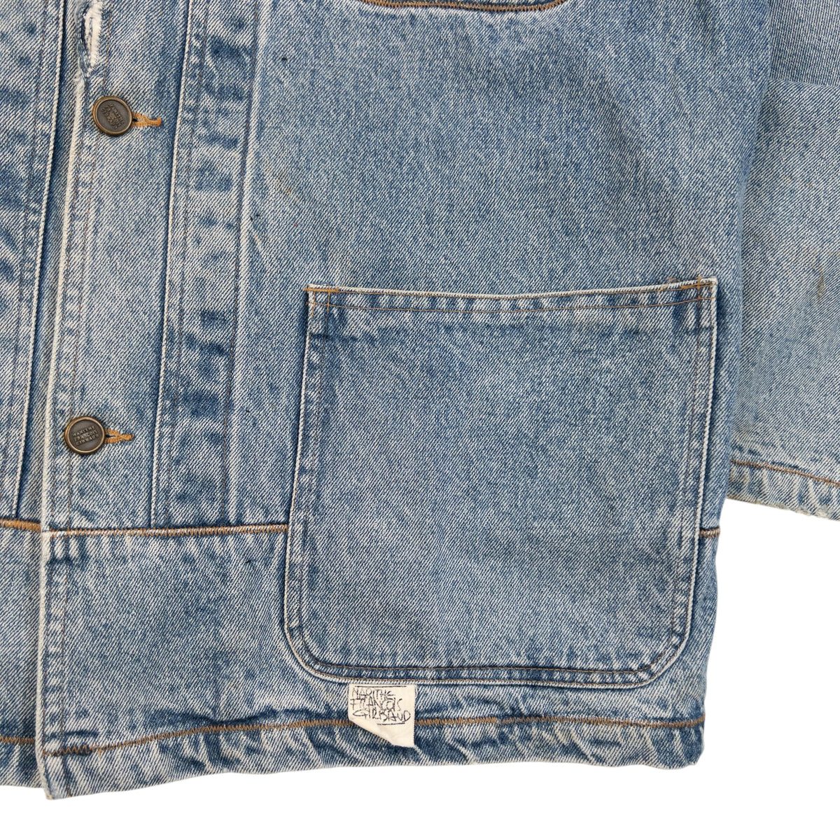Vintage 80s Marithe + Francois Girbaud Button Up Denim Jacket Size L