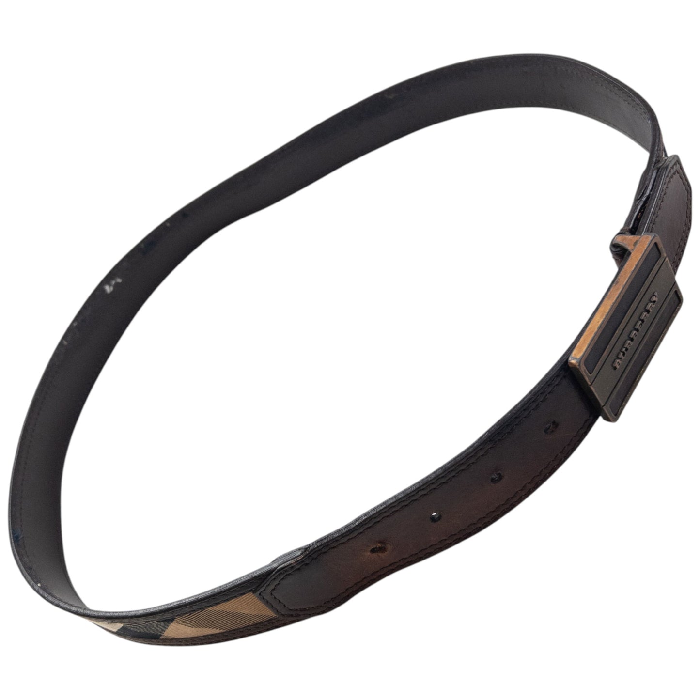 Vintage 2000s Burberry Nova Check Belt Size W34