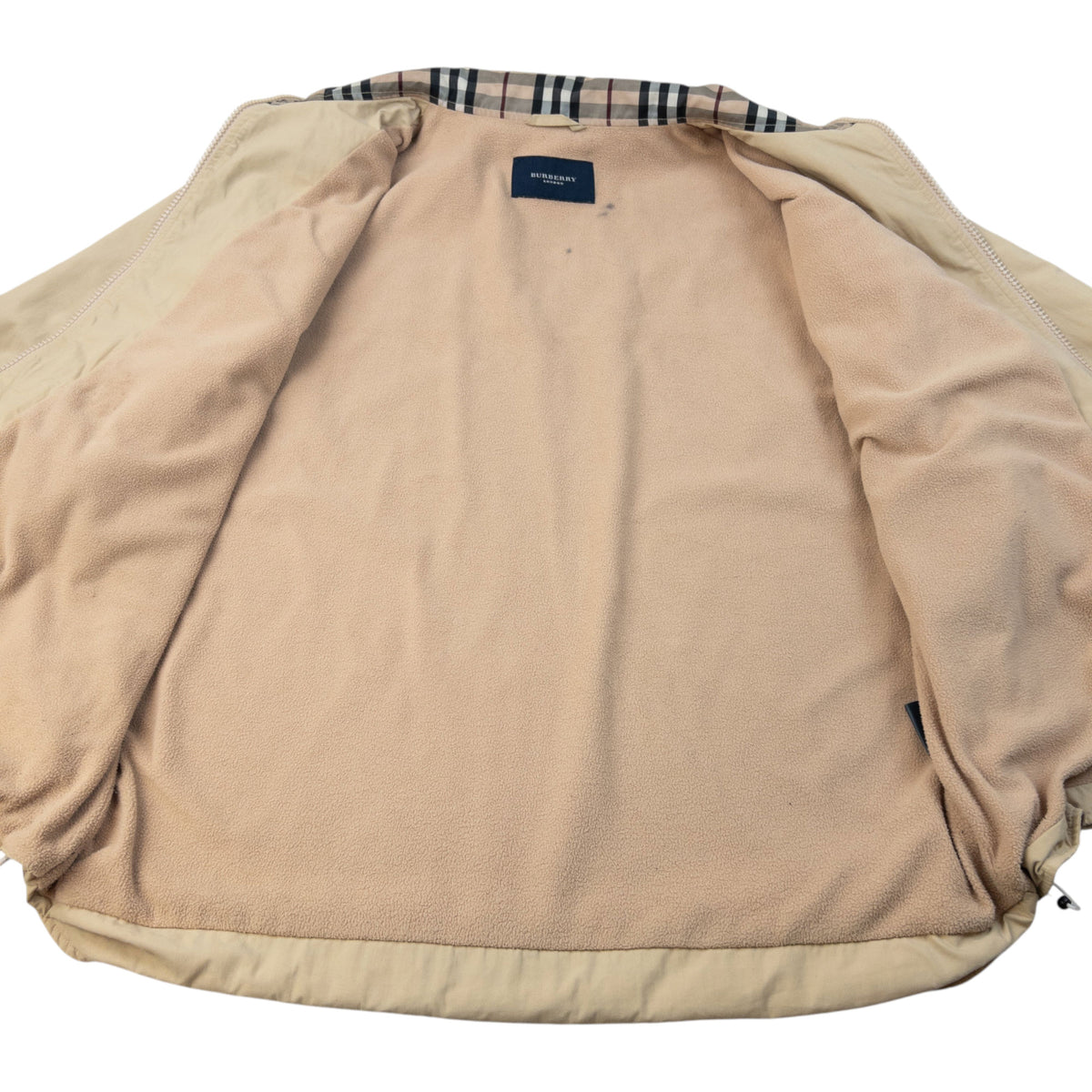 Vintage Burberry Fleece Lined Jacket Size XL