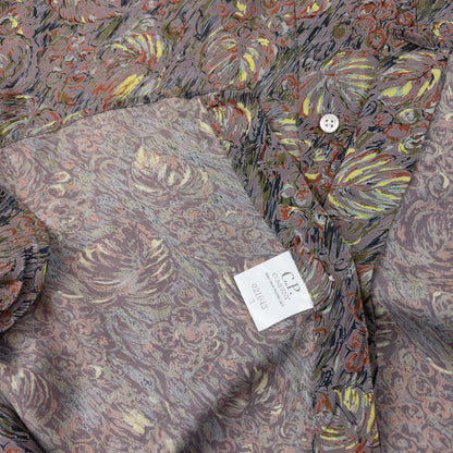 Vintage CP Company Tropical Long Sleeve Button Up Shirt Size L