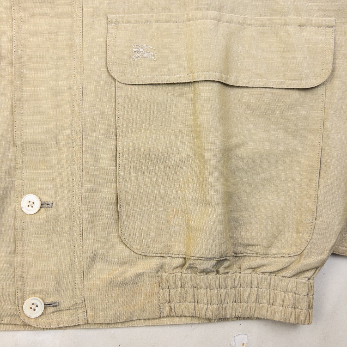 Vintage 90s Burberry Zip Up Jacket Size S