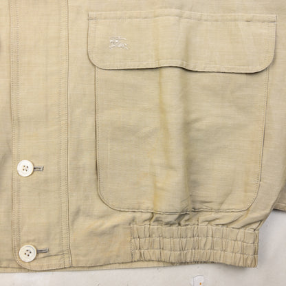 Vintage 90s Burberry Zip Up Jacket Size S