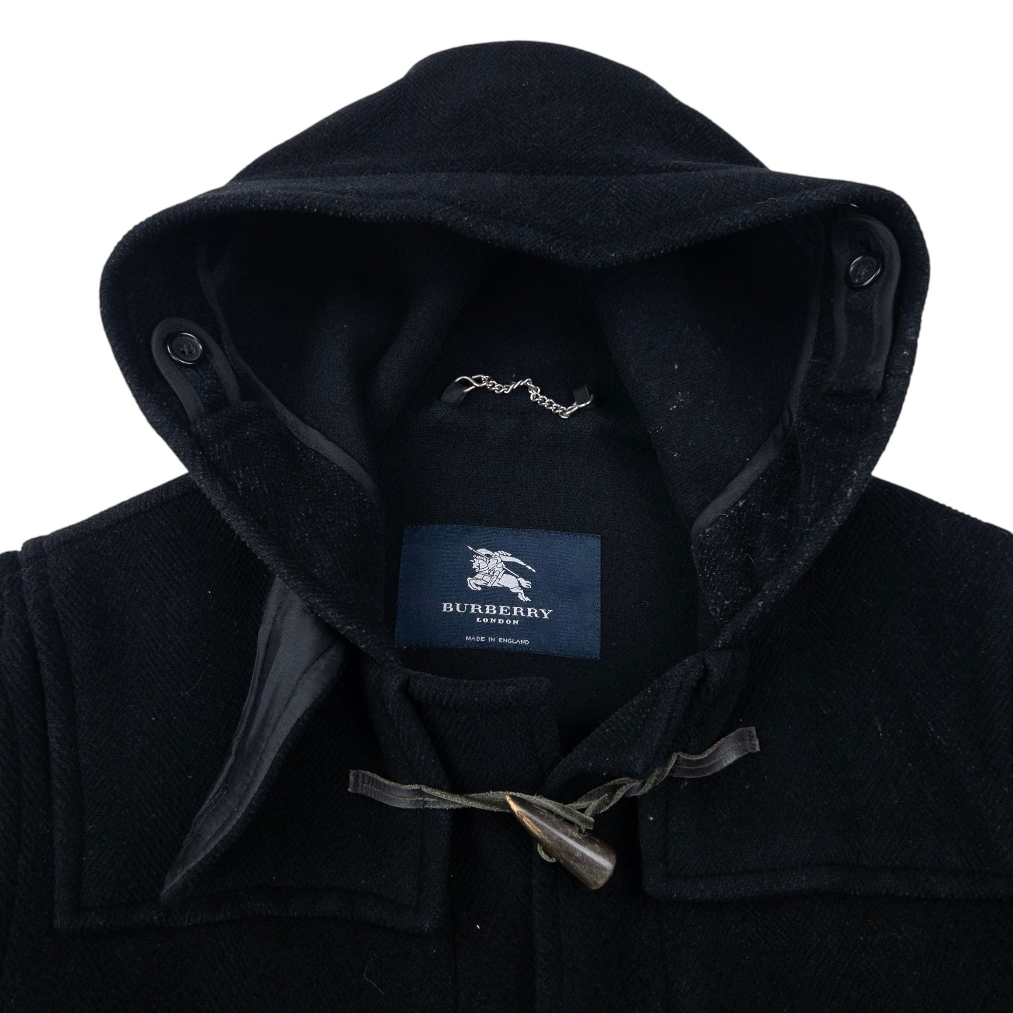 Vintage Burberry Wool Duffle Jacket Size M