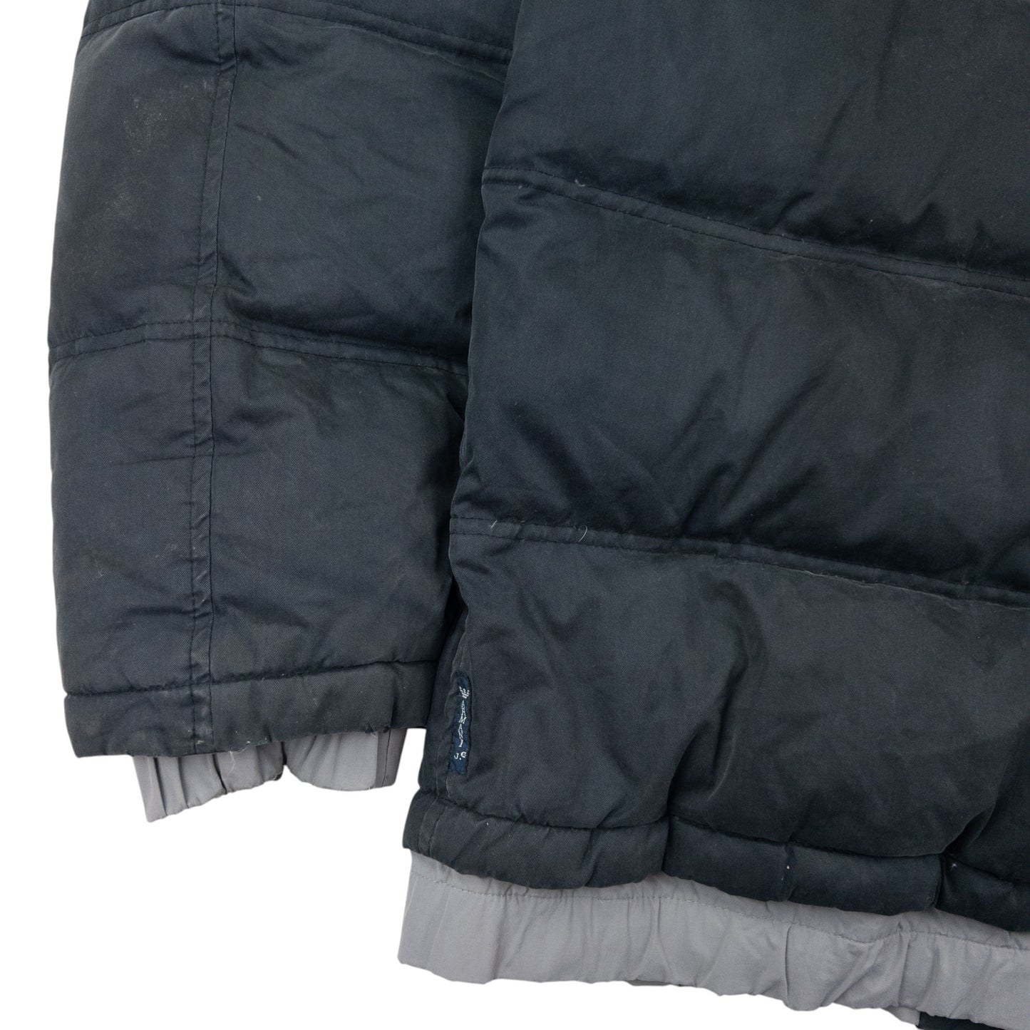 Vintage Armani Jeans Zip Up Puffer Jacket Size XL