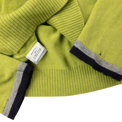 Vintage 90s Hermès Q Zip Cashmere Jumper Size XL