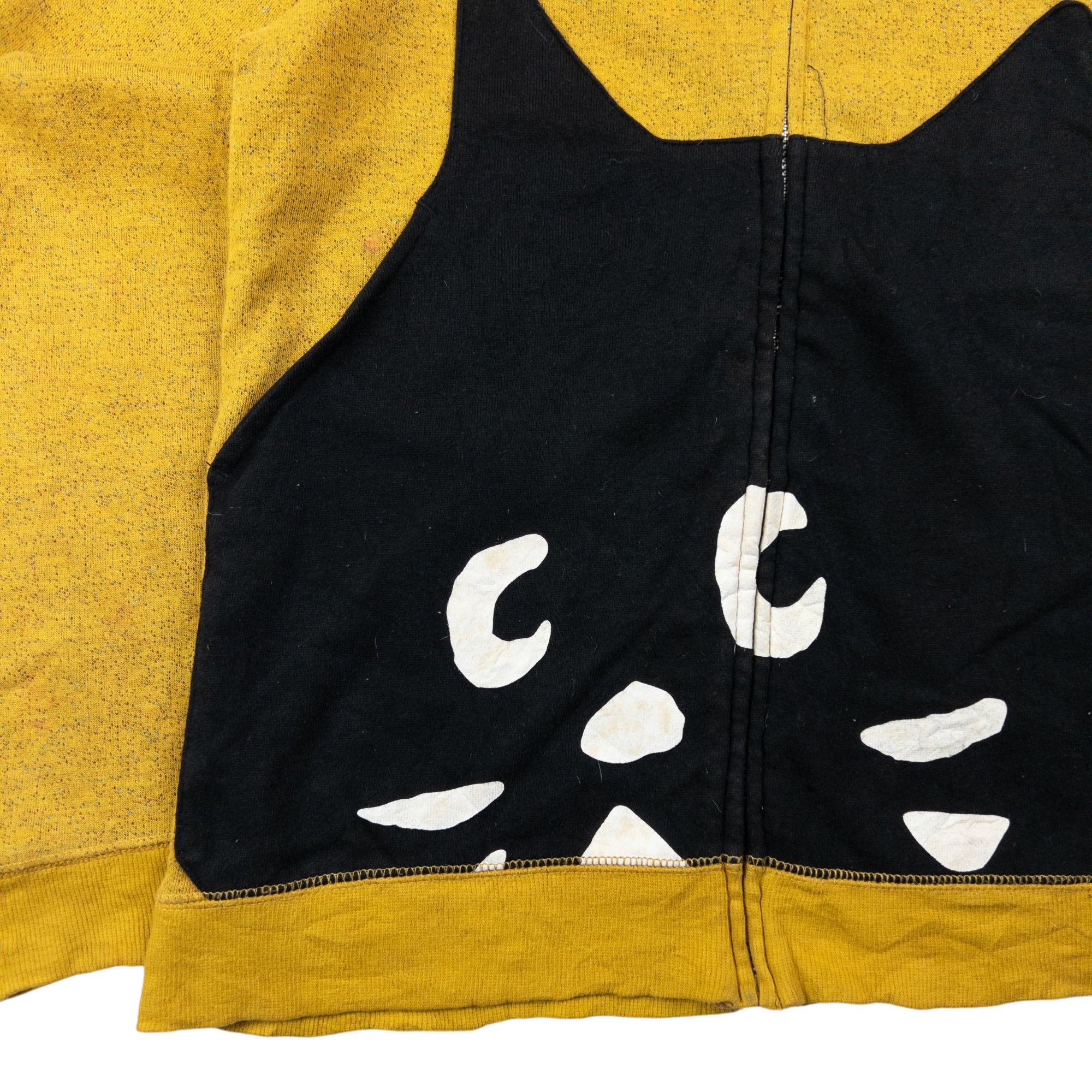 Vintage Ne-Net By Issey Miyake Zip Up Cat Hoodie Womens Size S