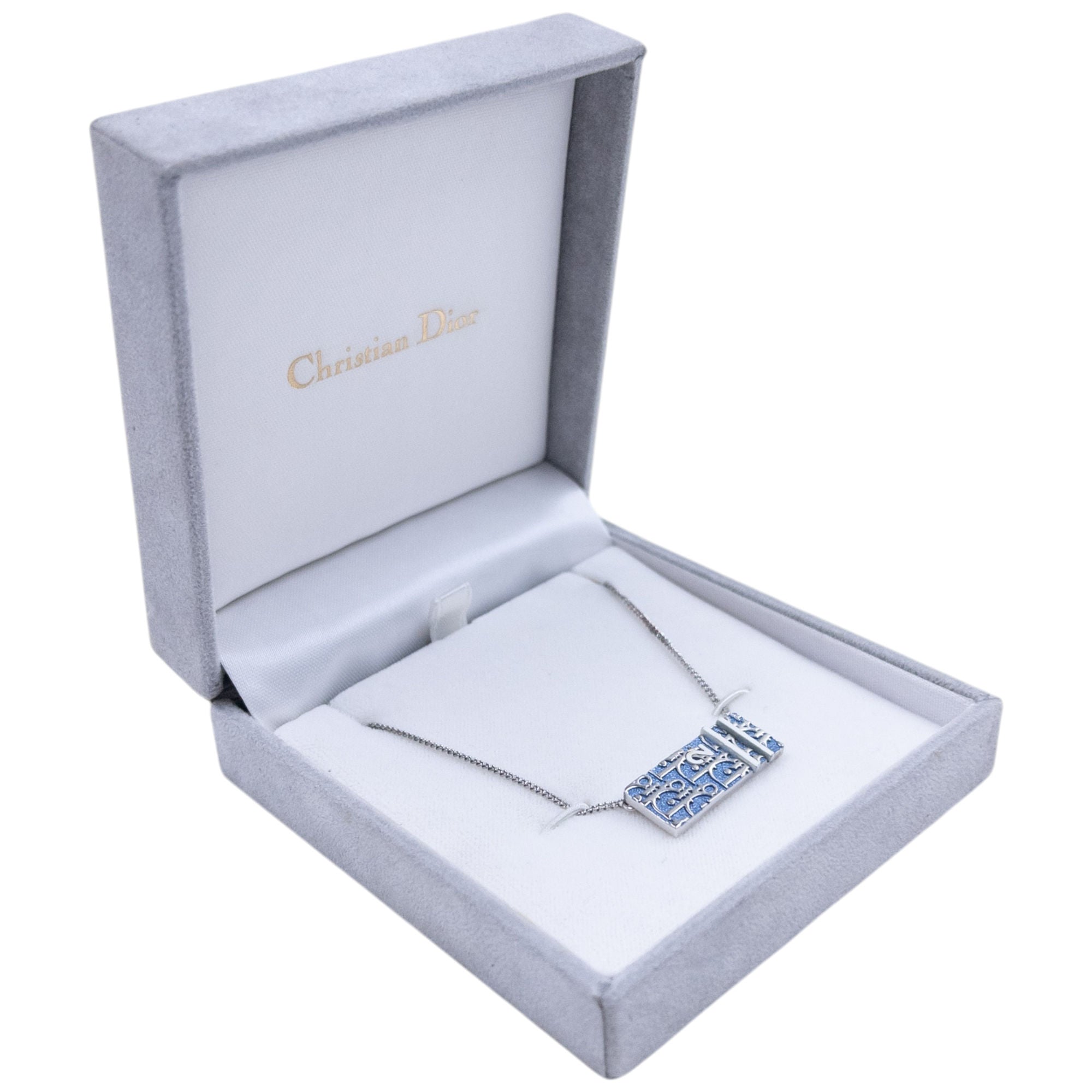 Vintage Dior Monogram Number Necklace