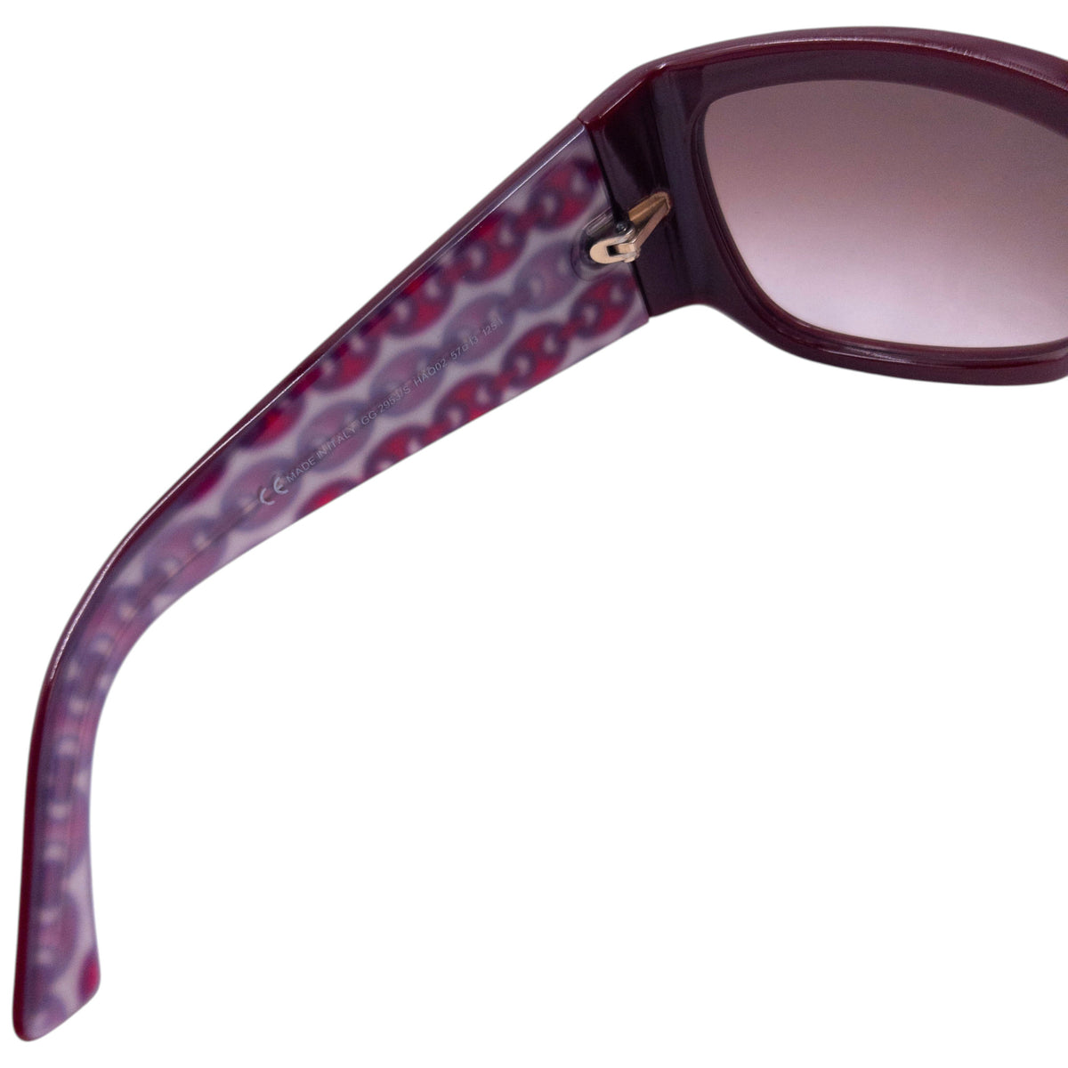 Vintage 2000s Gucci Sunglasses in red, photo 5