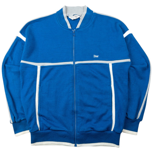 Vintage 90s Dior Monsieur Zip Up Sweatshirt Size S