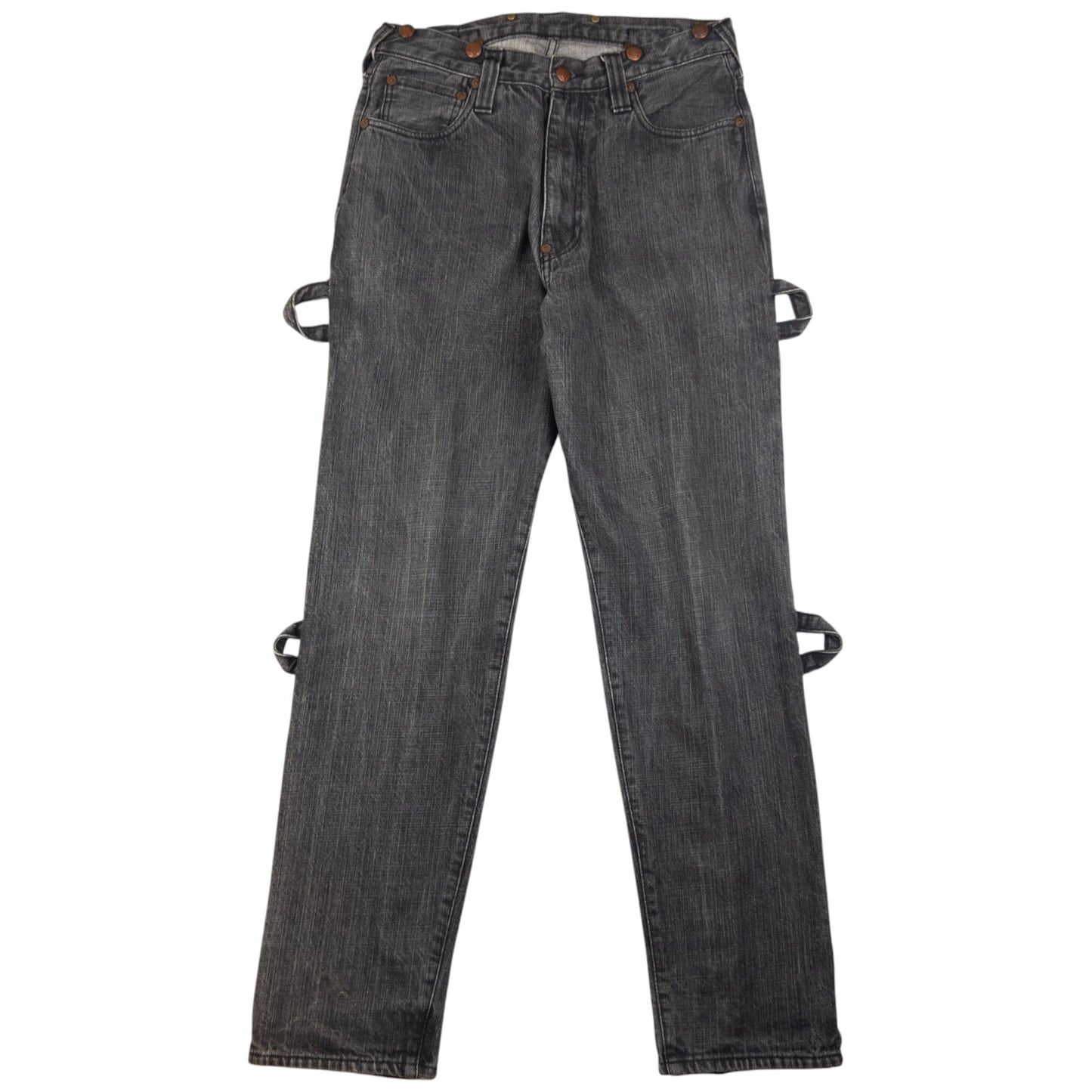 Vintage Evisu Zip Bondage Double Gull Japanese Denim Jeans Size W29