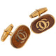 Vintage 90s Gucci Logo Cufflinks
