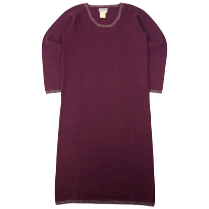 Vintage 90s Yohji Yamamoto Knitted Jumper Dress Womens Size L