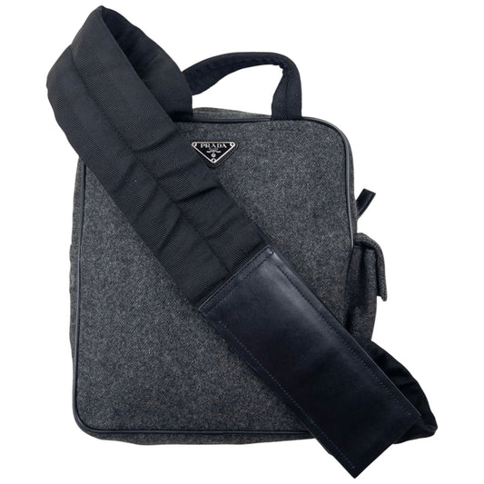 Vintage Prada Wool Sling Bag