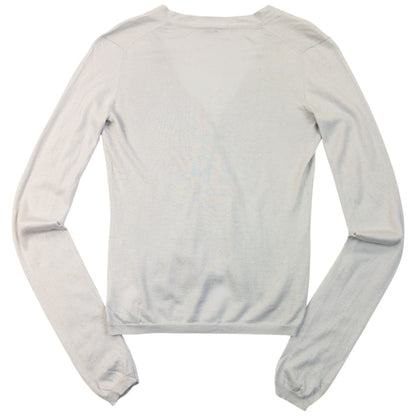 Vintage 2007 Miu Miu Silk Cardigan Womens Size M