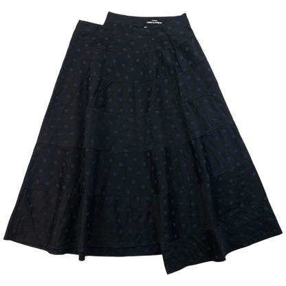 Vintage 2000s Comme Des Garçons Tricot Polka Dot Asymmetric Skirt Womens Size W27