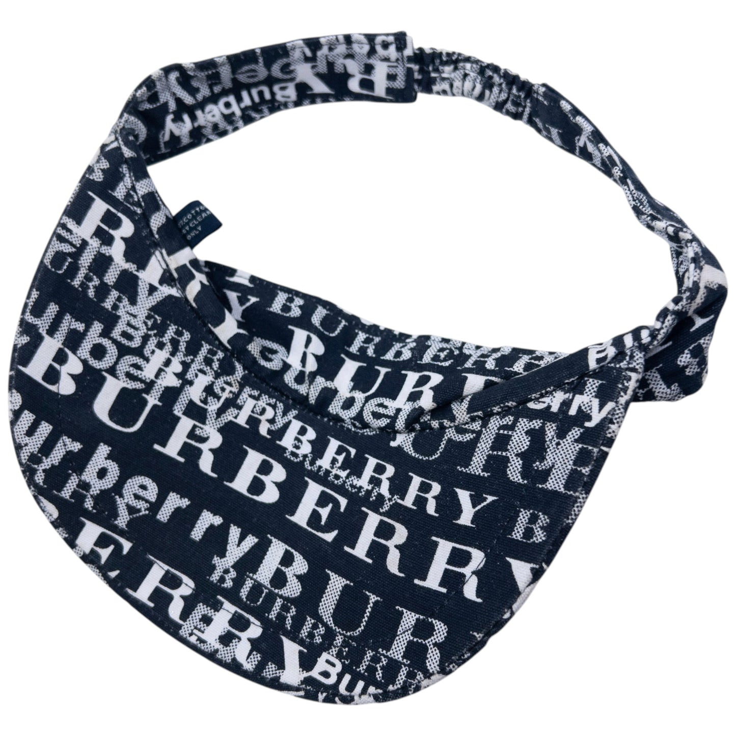 Vintage 2000s Burberry Monogram Visor Hat