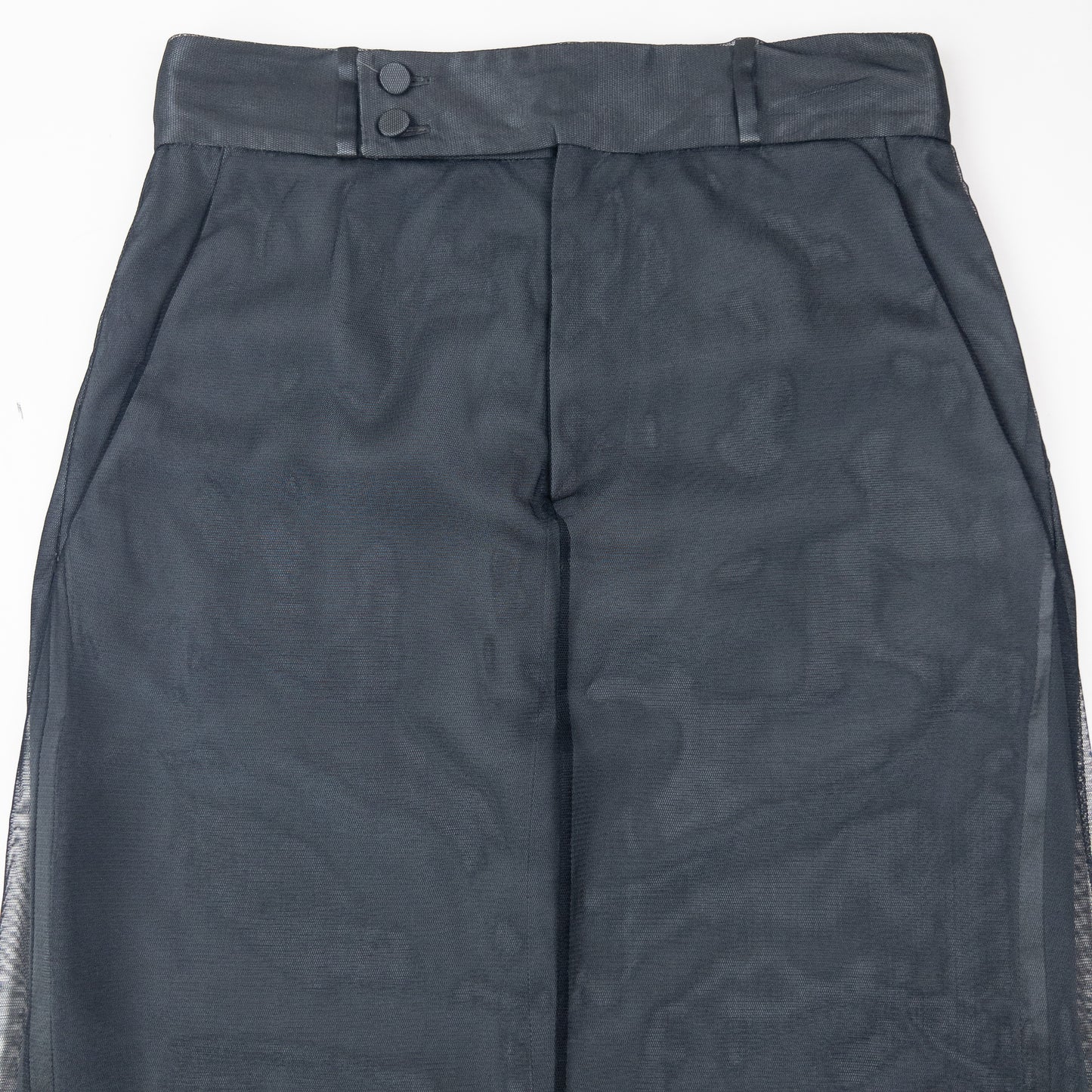 Vintage 1998 Gucci By Tom Ford Mesh Overlay Silk Skirt Womens Size W27