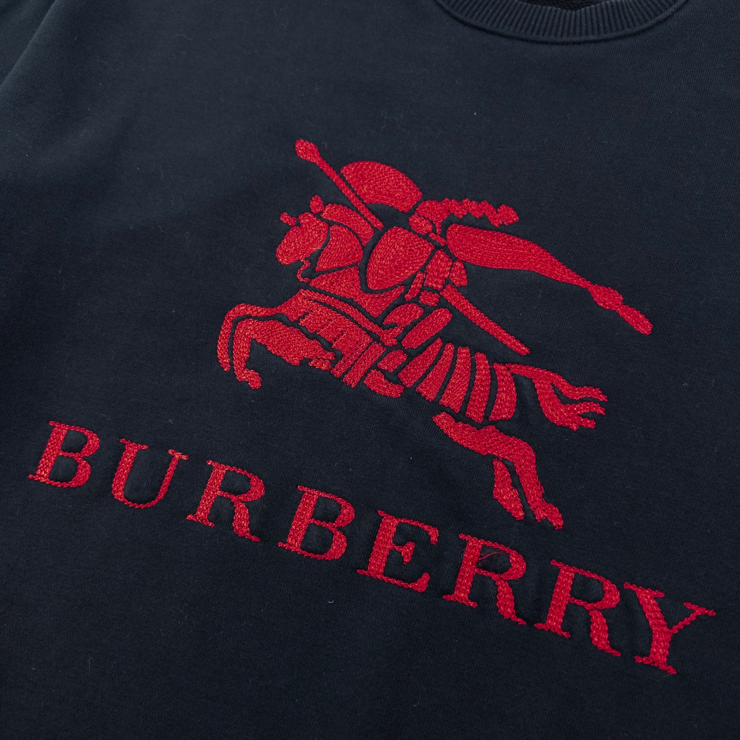 Vintage Burberry Brit Embroidered Sweatshirt Size M