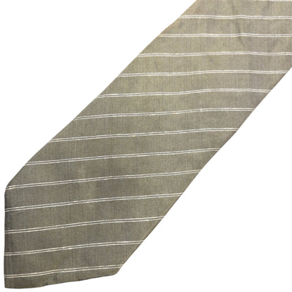 Vintage 90s Issey Miyake Striped Silk Tie