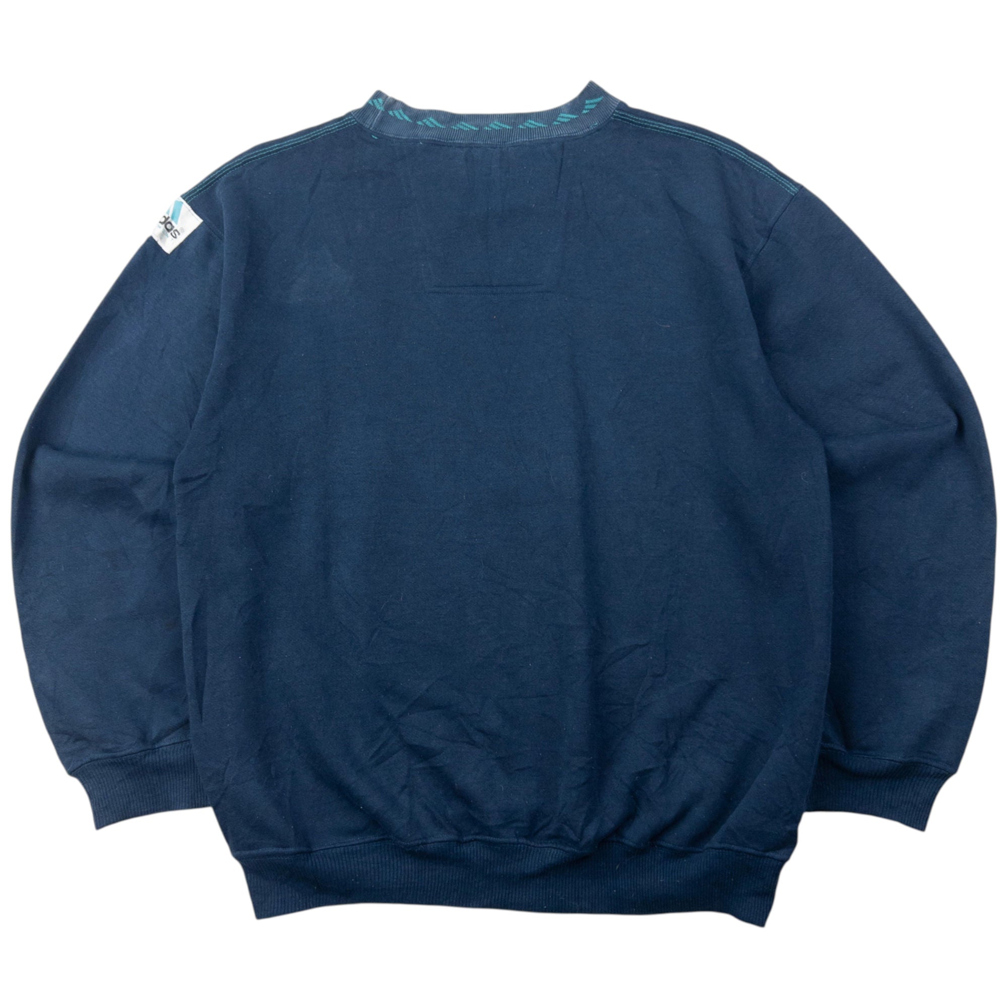 Vintage 90s Adidas Equiptment Embroidered Sweatshirt Size S