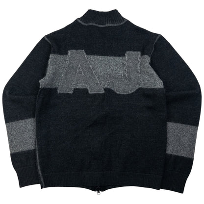 Vintage Armani Jeans Zip Up Jumper Size XS