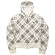 Vintage 2000s Burberry Blue Label Nova Check Zip Up Hoodie Womens Size S
