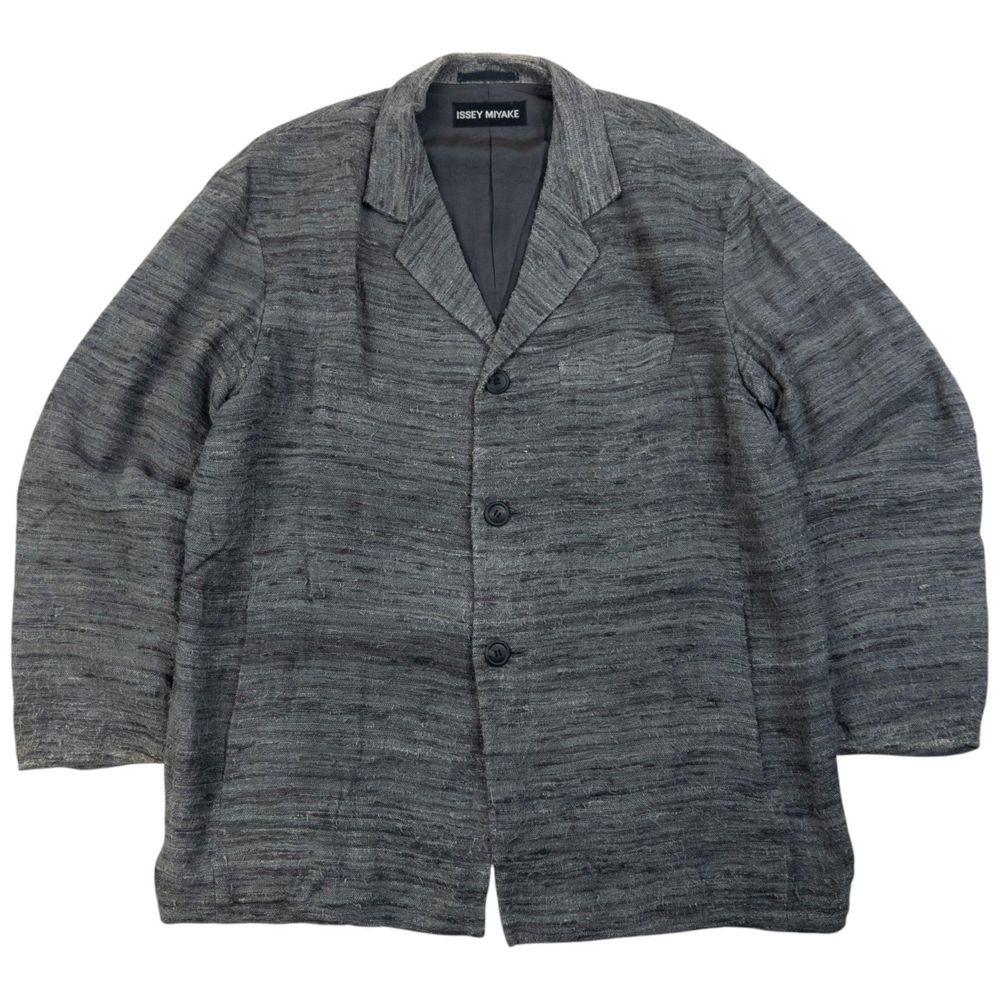 Vintage 2000s Issey Miyake Woven Blazer Jacket Size L