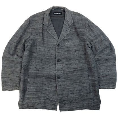 Vintage 2000s Issey Miyake Woven Blazer Jacket Size L