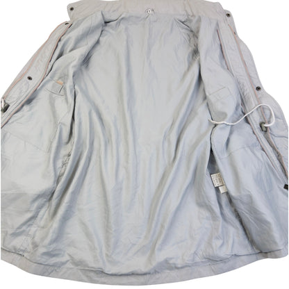 Vintage 90s YSL Yves Saint Laurent Zip Up Jacket in grey (polyester), photo 4