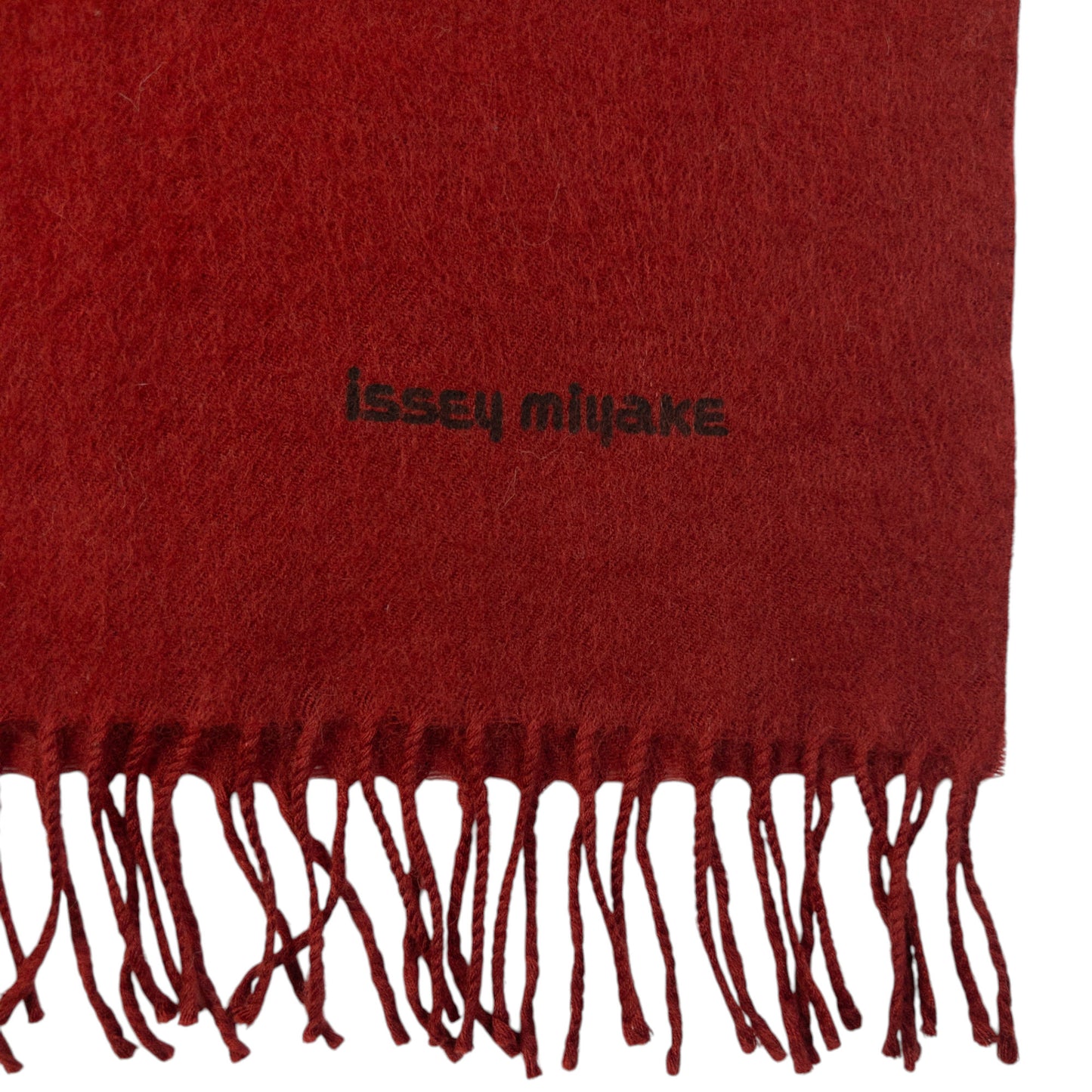 Vintage 90s Issey Miyake Wool Tassel Scarf