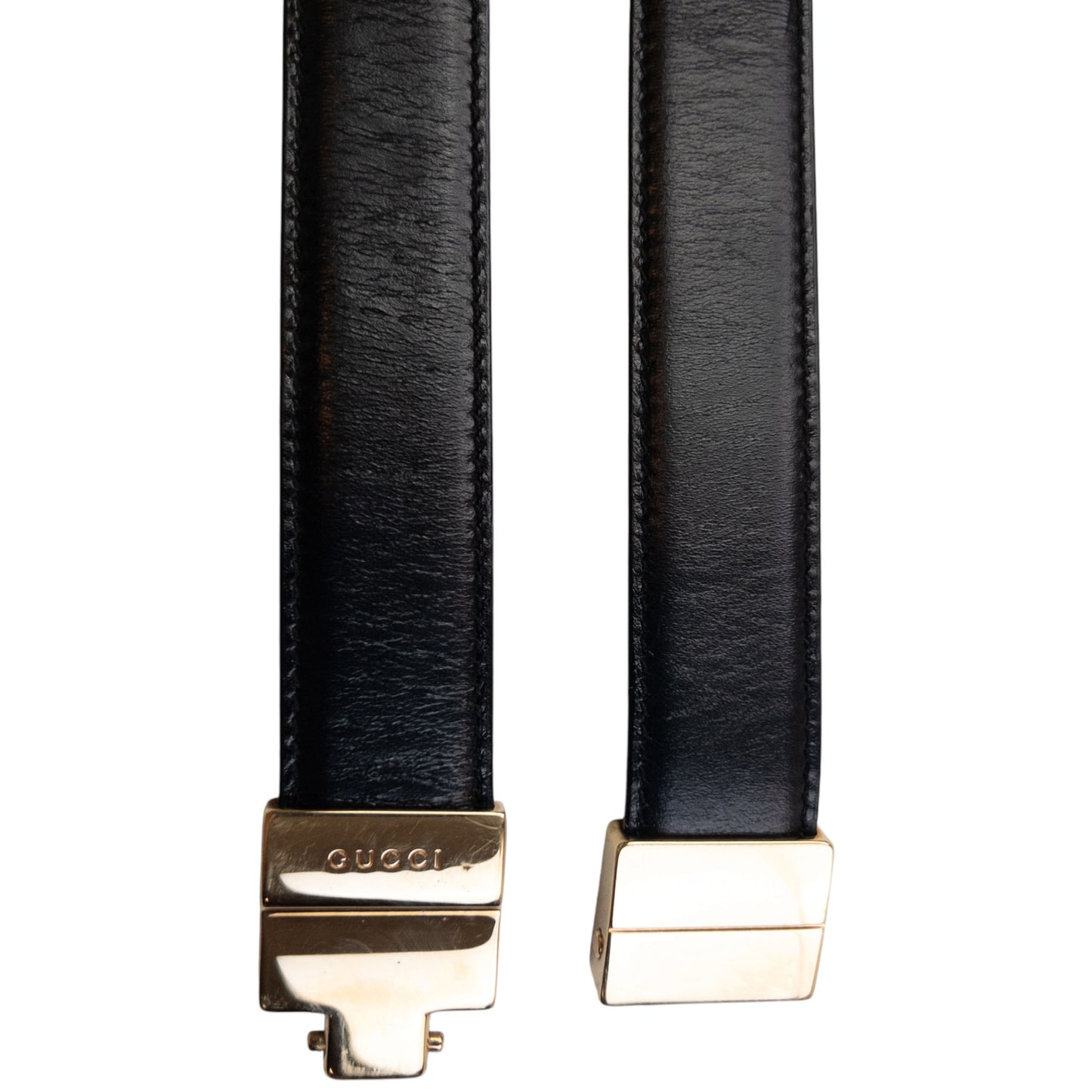 Vintage 90s Gucci Leather Belt Size W27