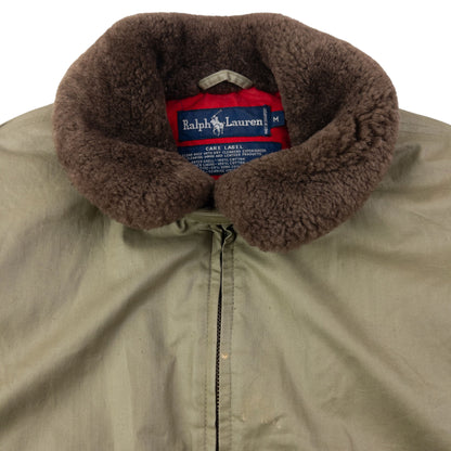 Vintage 90s Ralph Lauren G1 Flight Bomber Jacket Down Jacket Size S