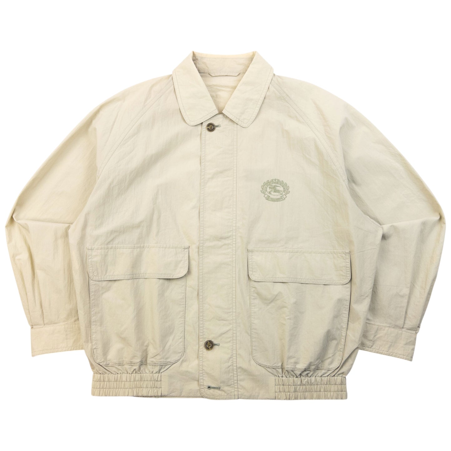 Vintage 90s Burberry Lightweight Zip Up Jacket Size S