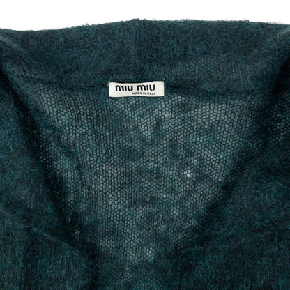 Vintage 2006 Miu Miu Mohair Open Cardigan Womens Size M