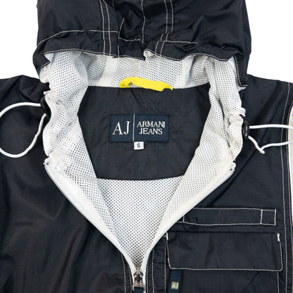 Vintage 2000s Armani Jeans Full Zip Convertible Jacket Size S