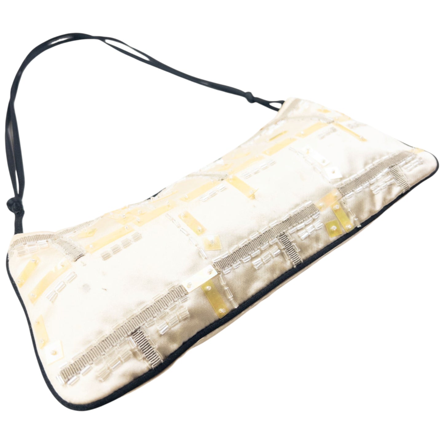 Vintage 2000s Prada Sequin Embellished Shoulder Bag