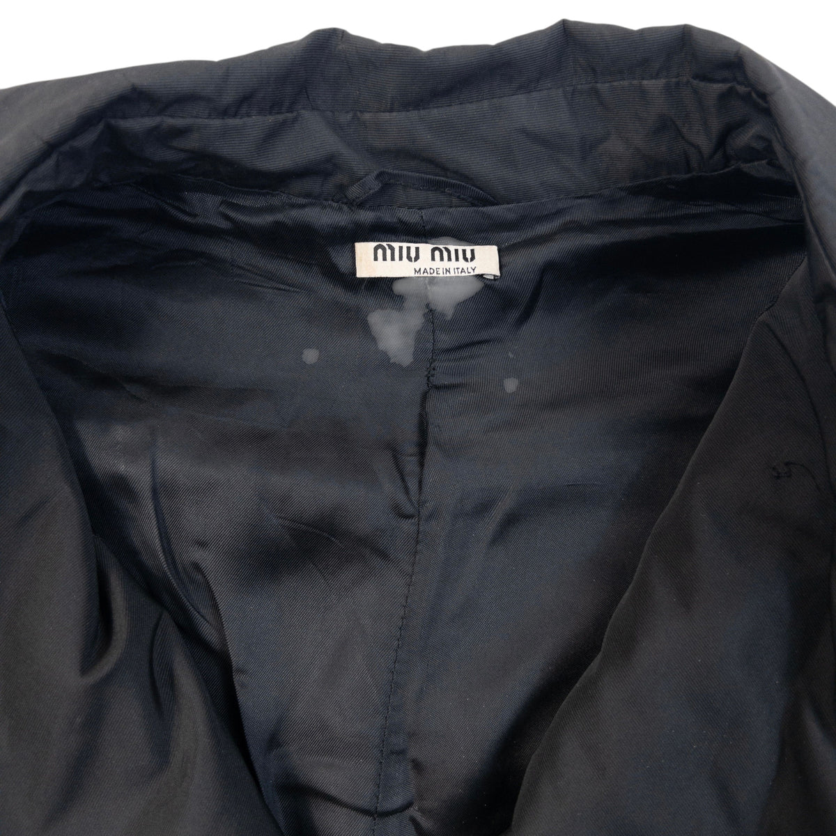 Vintage 2008 Miu Miu Button Up Trench Jacket Womens Size M