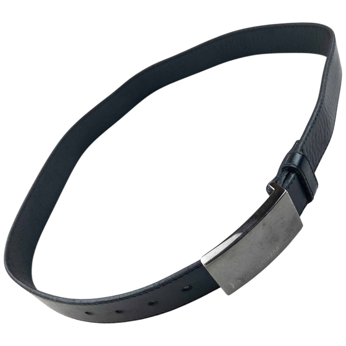 Vintage 2000s YSL Yves Saint Laurent Leather Belt Size M