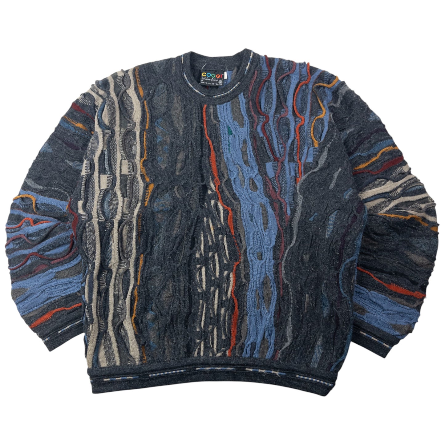 Vintage 80s Coogi Knit Wool Jumper Size M