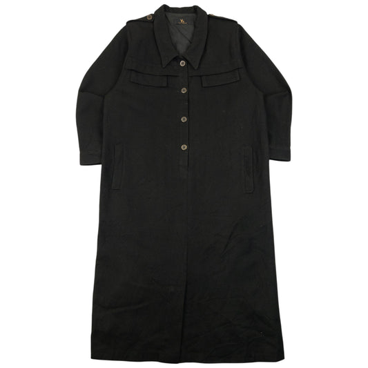 Vintage 2000s Yohji Yamamoto Half Button Longline Jacket Womens Size XL