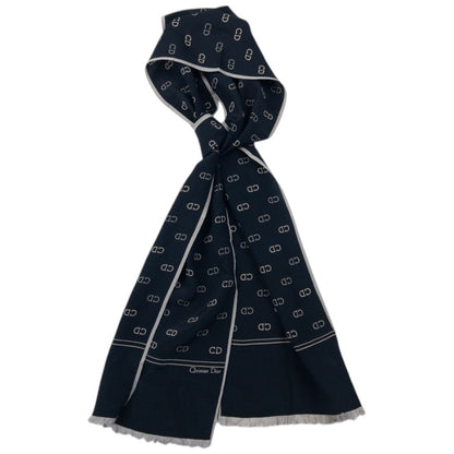 Vintage Dior Monogram Silk Scarf