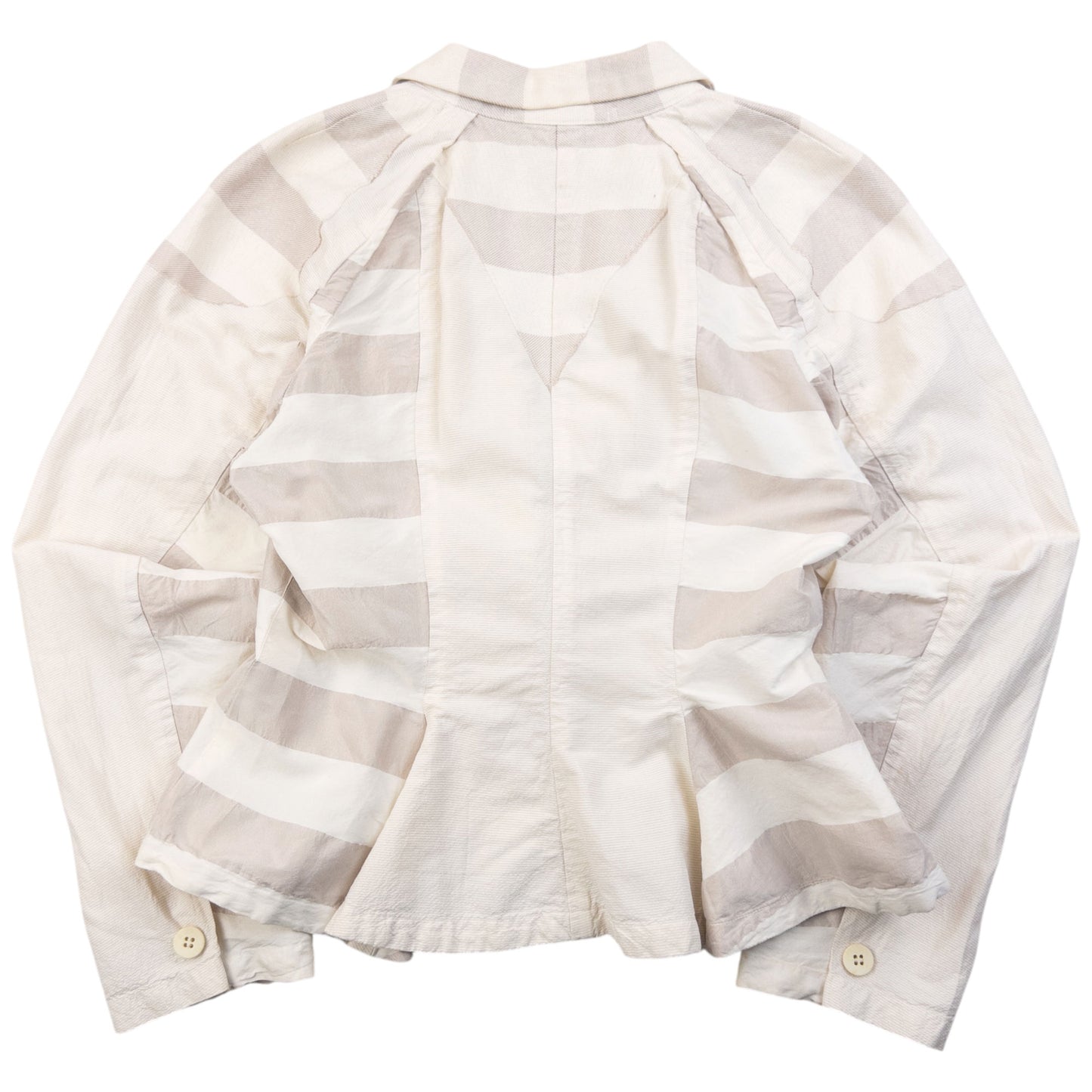 Vintage 90s Issey Miyake Fete Striped Jacket Womens Size M