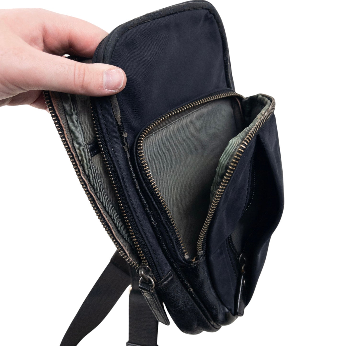 Vintage 2000s Burberry Black Label Sling Bag