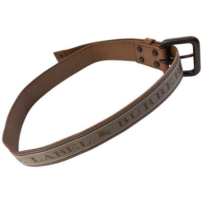 Vintage 2000s Burberry Blue Label Leather Belt Size L