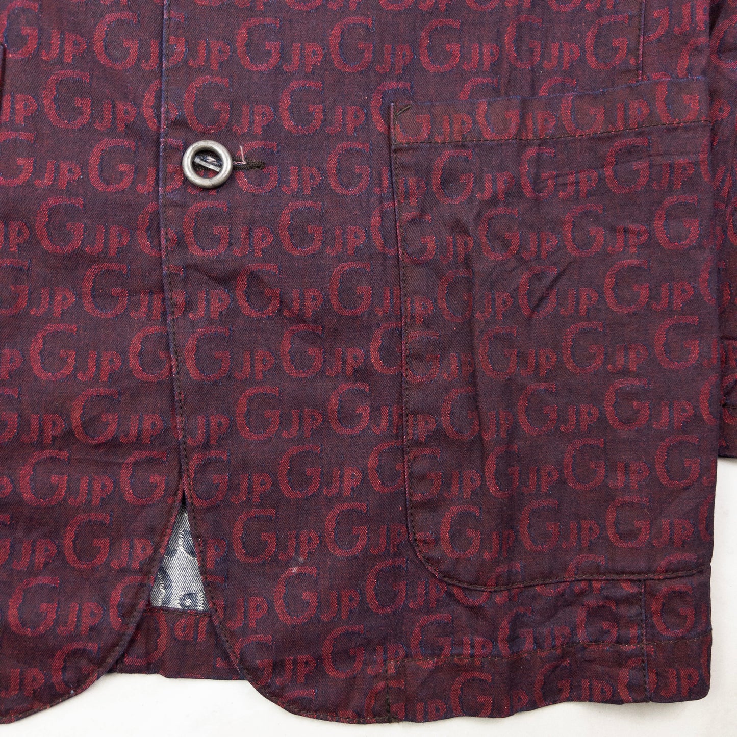 Vintage 2000s Jean Paul Gaultier Monogram Blazer Jacket Size M