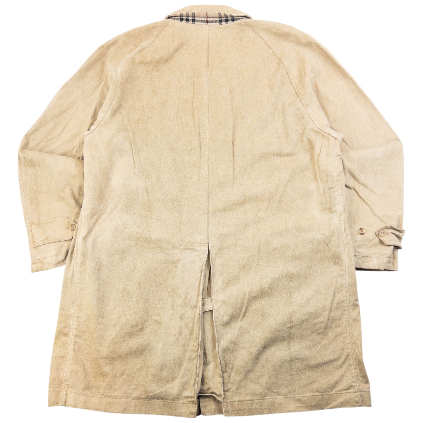 Vintage 2000s Burberry Button Up Trench Jacket Size XL