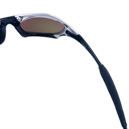 Vintage 2003 Oakley Splice Polished Black Fire Iridium Sunglasses