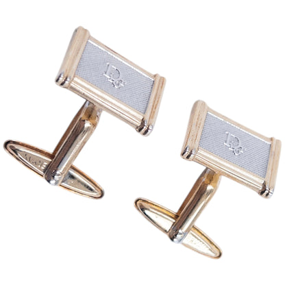 Vintage 90s Dior Embossed Cufflinks