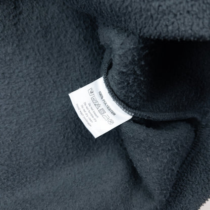 Vintage Burberry Embroidered Q Zip Fleece Sweatshirt Size L