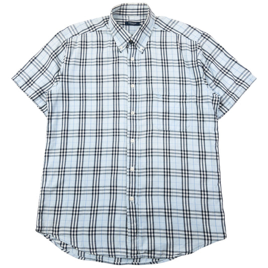 Vintage 2000s Burberry Nova Check Short Sleeve Button Up Shirt Size L